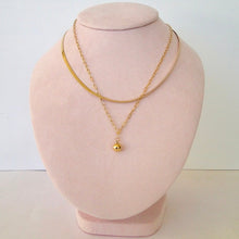 Cargar imagen en el visor de la galería, Collar Mina Acero Dorado