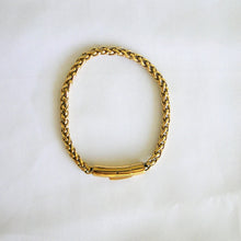 Cargar imagen en el visor de la galería, Pulsera de Espiga Acero Dorado