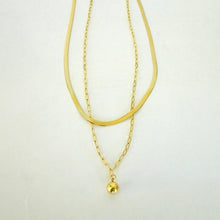 Cargar imagen en el visor de la galería, Collar Mina Acero Dorado