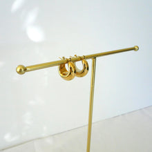 Cargar imagen en el visor de la galería, Hoops Helena Acero Dorado