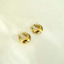 Cargar imagen en el visor de la galería, Hoops Helena Acero Dorado