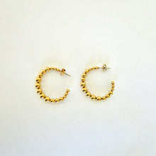 Cargar imagen en el visor de la galería, Aretes Cleo Acero Dorado