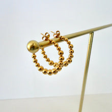 Cargar imagen en el visor de la galería, Aretes Cleo Acero Dorado