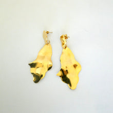 Cargar imagen en el visor de la galería, Arete Sienna Acero Dorado