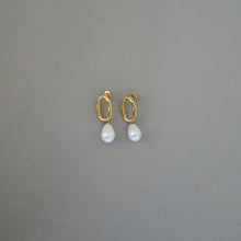 Cargar imagen en el visor de la galería, Aretes Marimar Acero Dorado