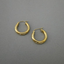 Cargar imagen en el visor de la galería, Aretes Essencial Acero Dorado