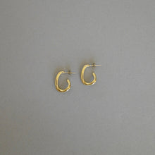 Cargar imagen en el visor de la galería, Aretes Coralina Acero Dorado