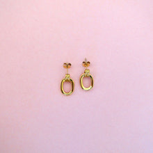 Cargar imagen en el visor de la galería, Aretes Malta Acero Dorado