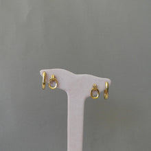 Cargar imagen en el visor de la galería, Aretes Malta Acero Dorado