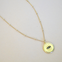 Cargar imagen en el visor de la galería, Collar Nazar Acero Dorado