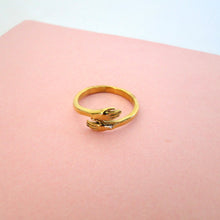 Cargar imagen en el visor de la galería, Anillo Apapacho Acero Dorado