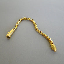 Cargar imagen en el visor de la galería, Pulsera de acero dorada en cadena rolo