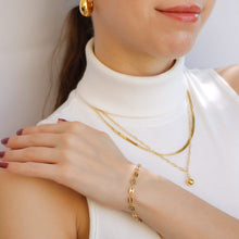 Cargar imagen en el visor de la galería, Pulsera Eslabón Acero Dorado