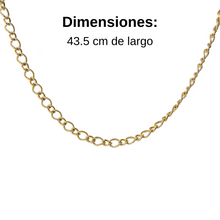 Cargar imagen en el visor de la galería, Collar Link Acero Dorado