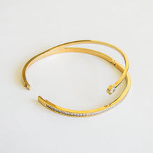 Cargar imagen en el visor de la galería, Aro Double Line Acero Dorado