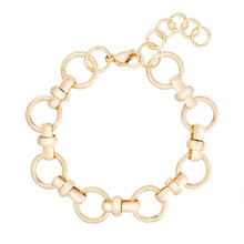 Cargar imagen en el visor de la galería, Pulsera Aurum Acero Dorado
