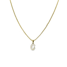 Cargar imagen en el visor de la galería, Collar Iniciales Acero Dorado