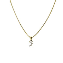 Cargar imagen en el visor de la galería, Collar Iniciales Acero Dorado