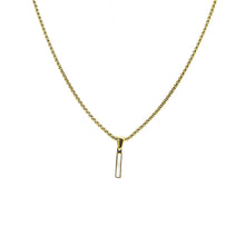 Cargar imagen en el visor de la galería, Collar Iniciales Acero Dorado