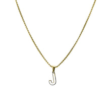 Cargar imagen en el visor de la galería, Collar Iniciales Acero Dorado