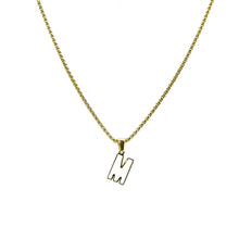 Cargar imagen en el visor de la galería, Collar Iniciales Acero Dorado