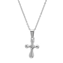 Cargar imagen en el visor de la galería, Collar Cruz Acero