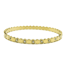 Cargar imagen en el visor de la galería, Aro Stars Acero Dorado