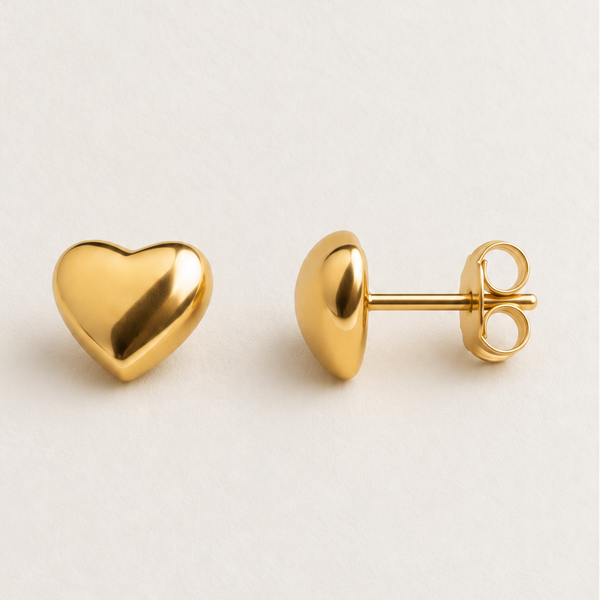 Aretes Mia Acero Dorado