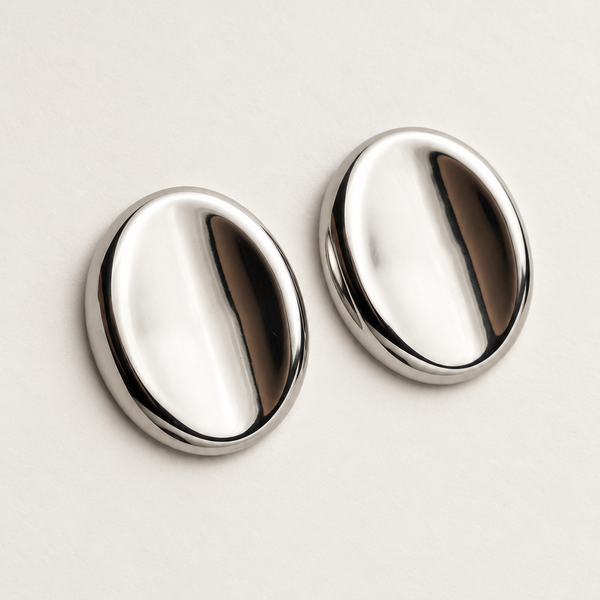 Aretes Espejo Acero
