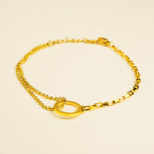 Cargar imagen en el visor de la galería, Pulsera Loop Acero Dorado
