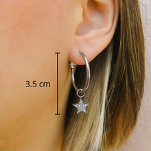 Cargar imagen en el visor de la galería, Aretes Star Acero
