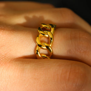 Modelo de anillo con eslabones